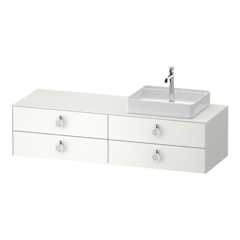 Duravit Meuble sous lavabo White Tulip 160x55 cm, B R, avec éclairage Ein/m