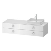 Duravit Meuble sous lavabo White Tulip 160x55 cm, B R, blanc, avec éclairage intégré
