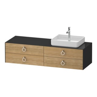 Duravit Meuble sous lavabo White Tulip 160x55 cm, B R, E N gra g, k Ein/m Be