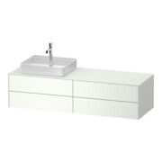 Duravit Meuble sous-lavabo White Tulip 160x55 cm, Be L, avec miroir, éclairage intégré