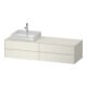 Duravit Meuble sous lavabo White Tulip 160x55 cm, Be L, sans miroir, k Ei/m IB-1