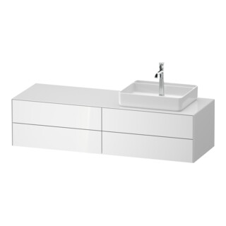 Duravit Meuble sous-lavabo White Tulip 160x55 cm, Be R, blanc, éclairage intégré