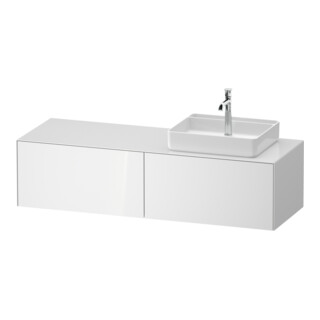 Duravit Meuble sous lavabo White Tulip 160x55 cm, Be R, blanc, éclairage intégré