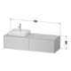 Duravit Meuble sous-lavabo White Tulip 160x55 cm, Be R, gris clair, éclairé