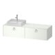 Duravit Meuble sous-lavabo White Tulip 160x55 cm, blanc, avec éclairage intégré-1
