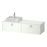 Duravit Meuble sous-lavabo White Tulip 160x55 cm, blanc, avec éclairage intégré