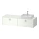 Duravit Meuble sous-lavabo White Tulip 160x55 cm, blanc, avec éclairage intégré-1