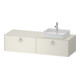 Duravit Meuble sous-lavabo White Tulip 160x55 cm, blanc, avec porte-1