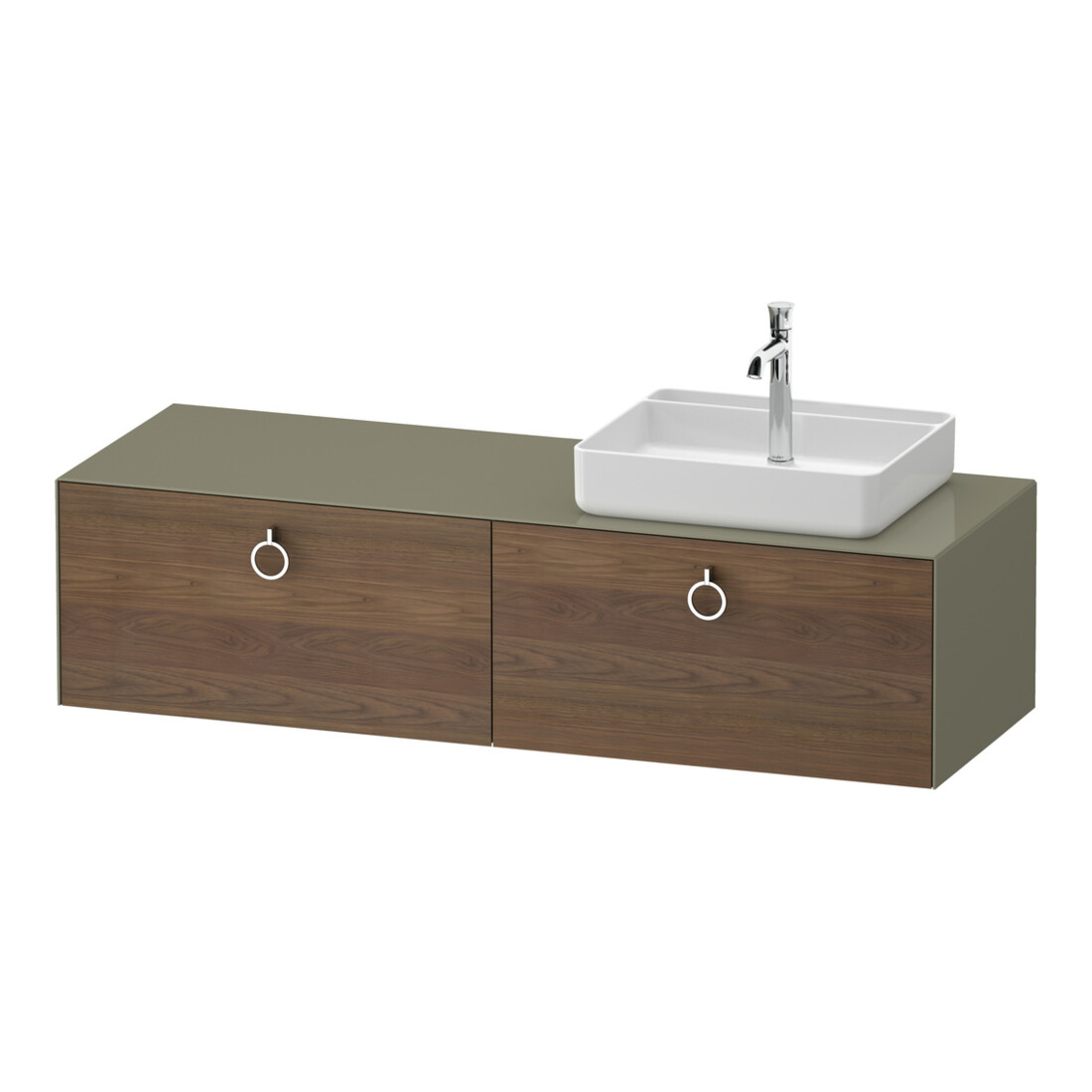 Duravit Meuble sous-lavabo White Tulip 160x55 cm, blanc, avec porte, sans miroir