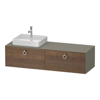 Duravit Meuble sous-lavabo White Tulip 160x55 cm, blanc, avec portes, sans miroir
