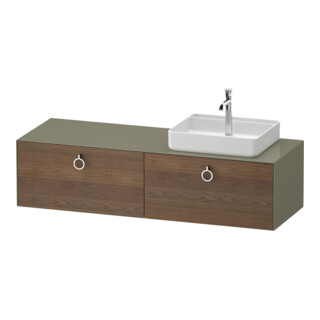 Duravit Meuble sous-lavabo White Tulip 160x55 cm, blanc, avec rangement intégré