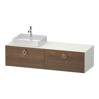Duravit Meuble sous lavabo White Tulip 160x55 cm, blanc, avec tiroirs