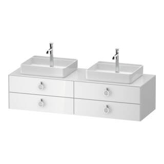 Duravit Meuble sous-lavabo White Tulip 160x55 cm, blanc, éclairage intégré