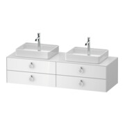 Duravit Meuble sous-lavabo White Tulip 160x55 cm, blanc, éclairage intégré-1