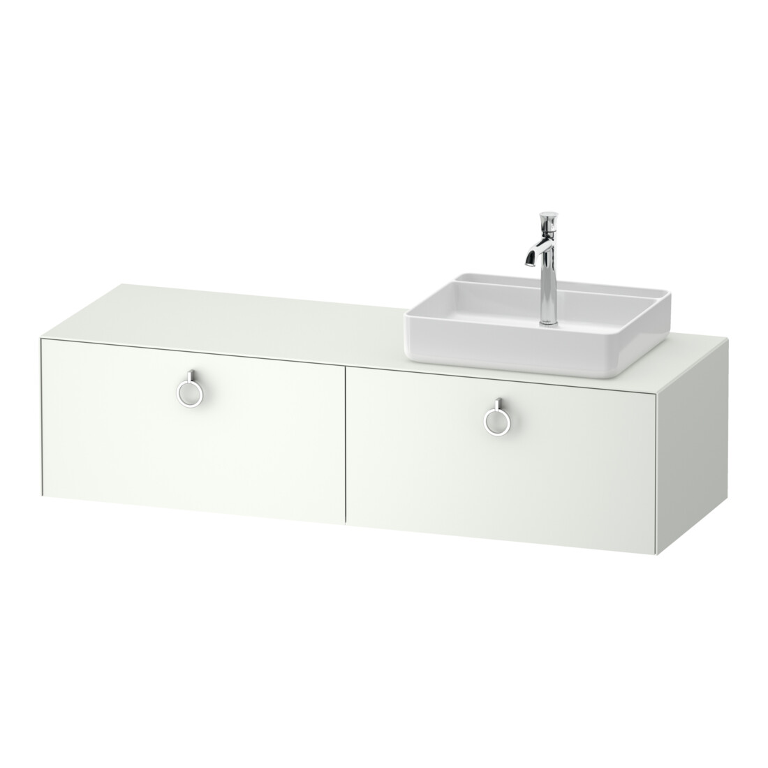 Duravit Meuble sous lavabo White Tulip 160x55 cm, blanc, éclairage intégré