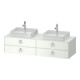 Duravit Meuble sous lavabo White Tulip 160x55 cm, blanc mat, éclairage intégré-1
