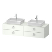 Duravit Meuble sous lavabo White Tulip 160x55 cm, blanc mat, éclairage intégré-1