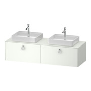 Duravit Meuble sous lavabo White Tulip 160x55 cm, blanc mat, éclairage intégré-1