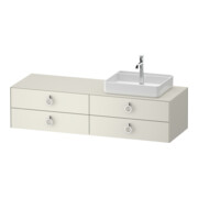 Duravit Meuble sous-lavabo White Tulip 160x55 cm, H I, sans robinetterie