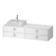 Duravit Meuble sous-lavabo White Tulip 160x55 cm, L P, blanc, avec éclairage intégré-1