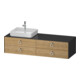 Duravit Meuble sous-lavabo White Tulip 160x55 cm, L P, gris E N, avec éclairage-1