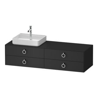 Duravit Meuble sous-lavabo White Tulip 160x55 cm, L P, gris m, avec éclairage