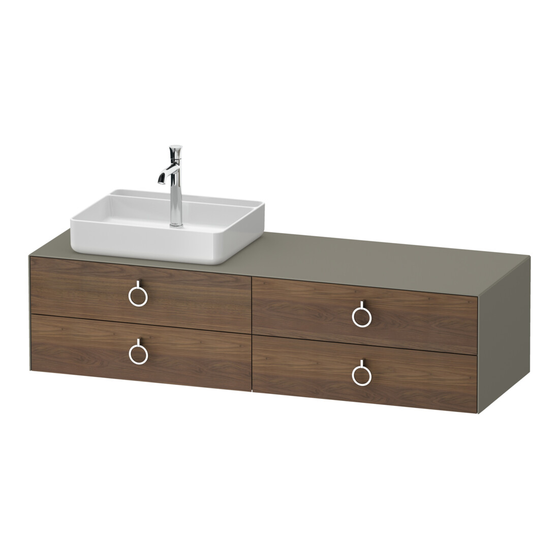 Duravit Meuble sous-lavabo White Tulip 160x55 cm, L P, US N StG m, k Ein/o Be