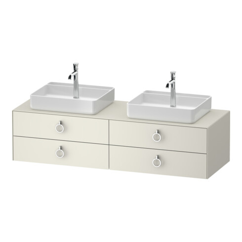 Duravit Meuble sous lavabo White Tulip 160x55 cm, sans éclairage intégré