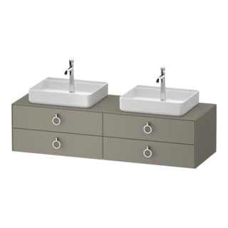 Duravit Meuble sous lavabo White Tulip 160x55 cm, st-g m, k avec éclairage