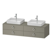 Duravit Meuble sous lavabo White Tulip 160x55 cm, st-g m, k avec éclairage intégré-1
