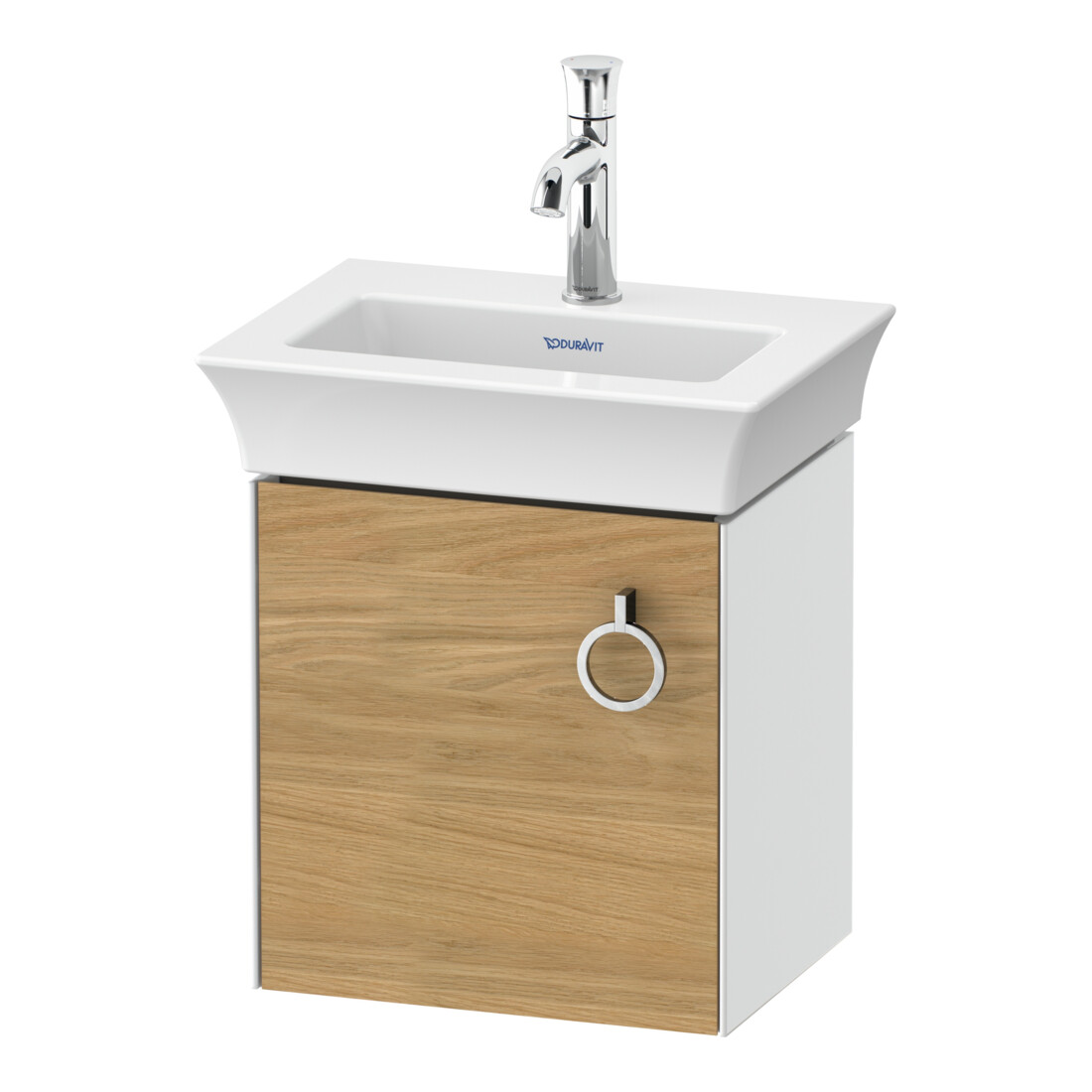 Duravit Meuble sous lavabo White Tulip 38,4x29,8 cm, 1 porte, blanc brillant