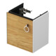Duravit Meuble sous lavabo White Tulip 38,4x29,8 cm, 1 porte, blanc brillant