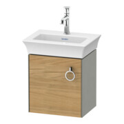 Duravit Meuble sous-lavabo White Tulip 38,4x29,8 cm, 1 porte, blanc, naturel, acier inoxydable