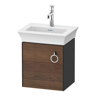 Duravit Meuble sous lavabo White Tulip 38,4x29,8 cm, 1 porte, gris mat
