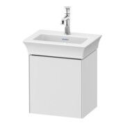 Duravit Meuble sous lavabo White Tulip 38,4x29,8 cm, 1 porte, raccord droite, blanc brillant