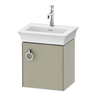 Duravit Meuble sous-lavabo White Tulip 38,4x29,8 cm, 1 porte, taupe mat, à droite