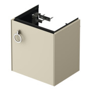 Duravit Meuble sous-lavabo White Tulip 38,4x29,8 cm, 1 porte, taupe mat, à droite-3