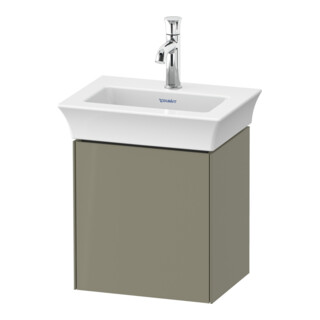 Duravit Meuble sous-lavabo White Tulip 38,4x29,8 cm, 1 tiroir, à droite, gris pierre brillant
