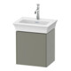 Duravit Meuble sous lavabo White Tulip 38,4x29,8 cm, 1 tiroir, à droite, gris pierre mat-1
