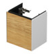 Duravit Meuble sous lavabo White Tulip 38,4x29,8 cm, 1 tiroir, à gauche, blanc laqué brillant