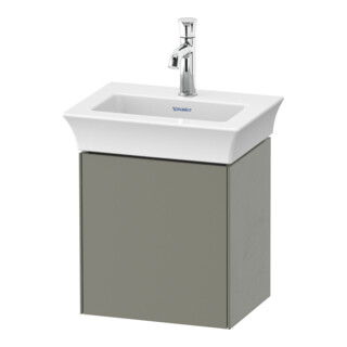 Duravit Meuble sous-lavabo White Tulip 38,4x29,8 cm, 1 tiroir, à gauche, gris pierre mat