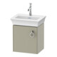 Duravit Meuble sous lavabo White Tulip 38,4x29,8 cm, 1 tiroir à gauche, taupe mat-1