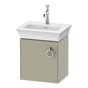Duravit Meuble sous lavabo White Tulip 38,4x29,8 cm, 1 tiroir à gauche, taupe mat
