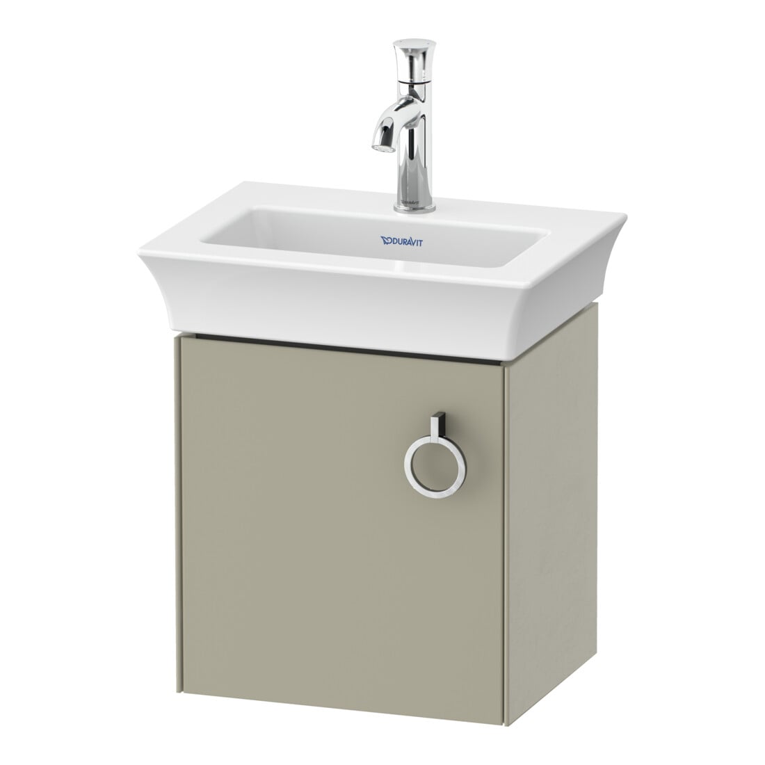 Duravit Meuble sous lavabo White Tulip 38,4x29,8 cm, 1 tiroir à gauche, taupe mat