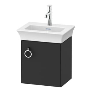 Duravit Meuble sous-lavabo White Tulip 38,4x29,8 cm, 1 tiroir, ancrage, graphite mat