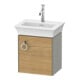 Duravit Meuble sous-lavabo White Tulip 38,4x29,8 cm, 1 tiroir, blanc, naturel, bois stratifié-1