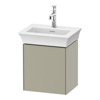 Duravit Meuble sous lavabo White Tulip 38,4x29,8 cm, 1 tiroir, connexion gauche, Tau satiné