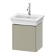 Duravit Meuble sous lavabo White Tulip 38,4x29,8 cm, 1 tiroir, connexion gauche, Tau satiné-1