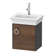 Duravit Meuble sous-lavabo White Tulip 38,4x29,8 cm, 1 tiroir, gris brillant-1