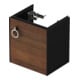 Duravit Meuble sous-lavabo White Tulip 38,4x29,8 cm, 1 tiroir, gris brillant